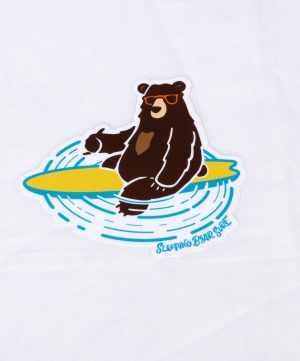 Colorful Chillin’ Bear Sticker