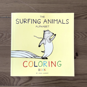 The Surfing Animals Alphabet Coloring Book