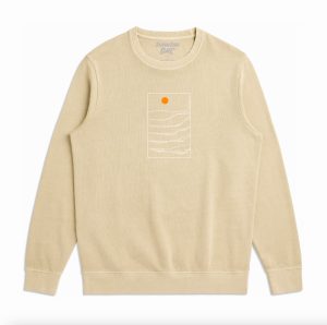 Fluid Terry Cloth Crewneck