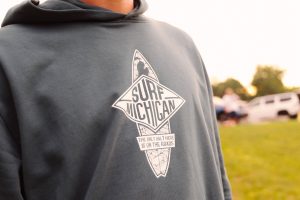 Surf Michigan Terry Cloth Hoodie - Image 2