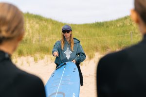 Surf Michigan Terry Cloth Hoodie - Image 3