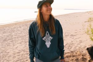 Surf Michigan Terry Cloth Hoodie - Image 6