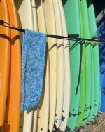 Sleeping Bear Surf Towel - Teal Blue